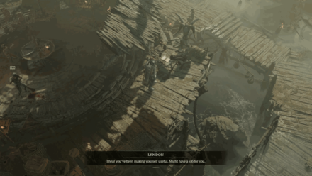 Diablo 4 - Talk to Lyndon