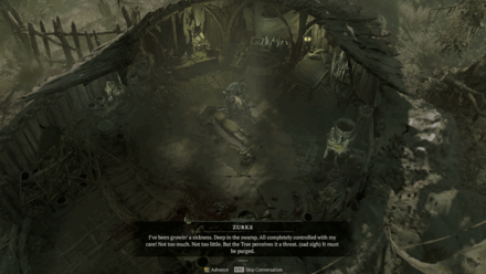 Diablo 4 - Speak to Zurke