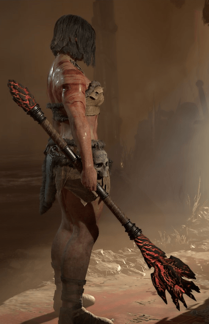 Diablo 4 - Dread Mace Two-Handed Mace Weapon Transmog