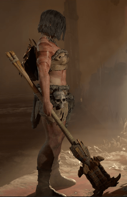 Diablo 4 - Bonebreaker Two-Handed Mace Weapon Transmog