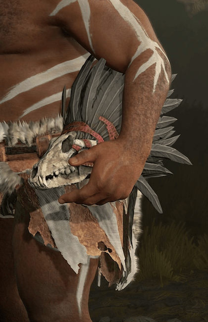 Diablo 4 - Feral Effigy Totem Weapon Transmog