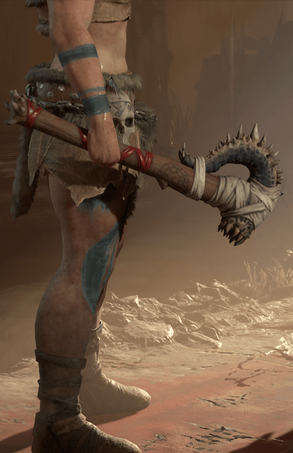 Diablo 4 - Bloodsucker One-Handed Mace Weapon Transmog