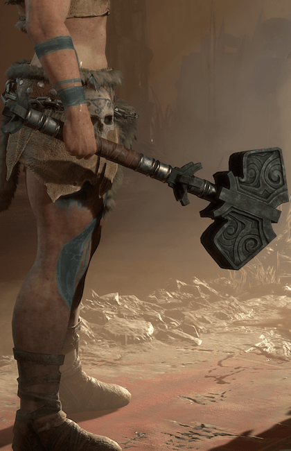 Diablo 4 - Impact Hammer One-Handed Mace Weapon Transmog