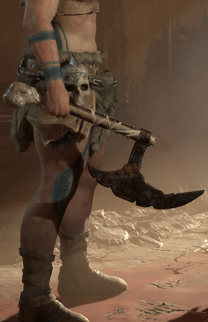 Diablo 4 - Battle Axe One-Handed Axe Weapon Transmog
