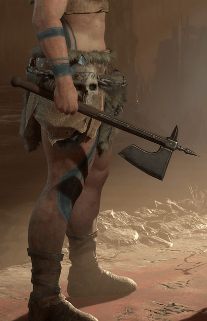 Diablo 4 - Hand Axe One-Handed Axe Weapon Transmog
