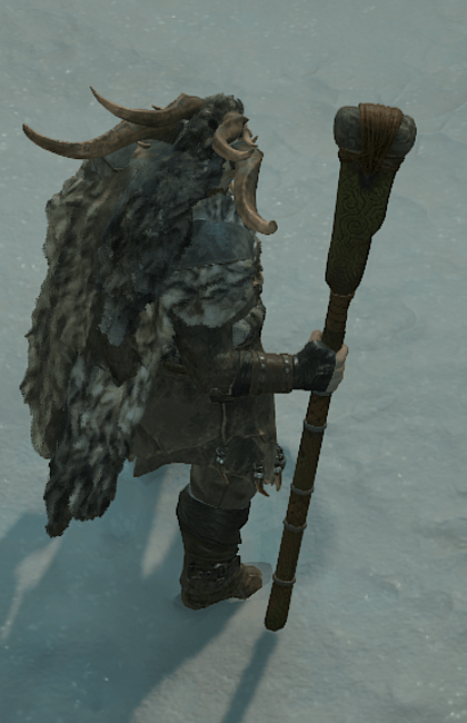 Diablo 4 - Tribal Staff Staff Weapon Transmog