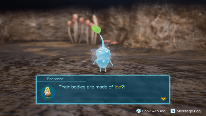Pikmin 4 - Ice Pikmin encountered