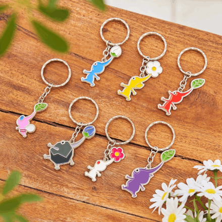 Pikmin 4 - Metal Keychains