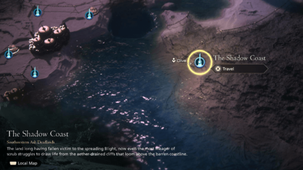 Final Fantasy XVI (FF16) - World Map for Shiva