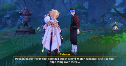 Genshin - How  to Play Spino Blaster 1 - Unlock the Event via Chatillon