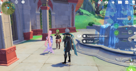 Genshin - Summer Event Day 2 Character Locations - Kokomi and Collei