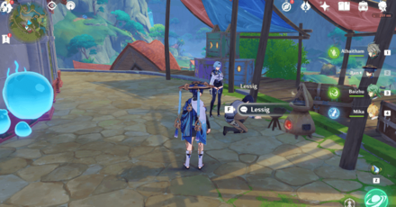 Genshin - Summer Event Day 2 Character Locations - Eula and Lessig