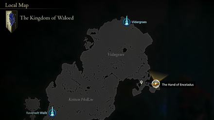 Final Fantasy XVI (FF16) - Local Map for Odin