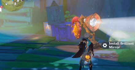 Genshin - Gleaming Lamp Puzzle 2 - Install the Orange Brilliant Mirror