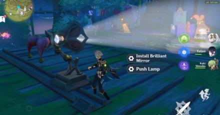 Genshin - Gleaming Lamp Puzzle 2 - Push the Gleaming Lamp