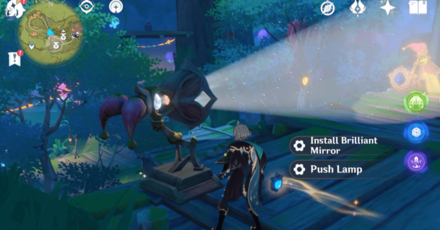 Genshin - Gleaming Lamp Puzzle 2 - Install the Blue Brilliant Mirror