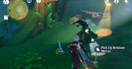 Genshin - Gleaming Lamp Puzzle 6 - Use the Orange Mirror on the lamp near the lollipops