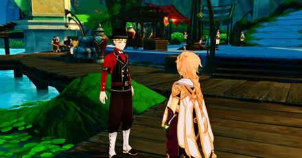 Genshin Impact Recollections of a Fontanian Quest - Talk to Augustus