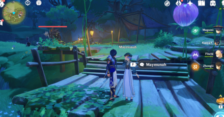 Genshin - Character Location Summer Event Day 2 - Maymunah