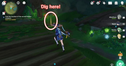 Genshin - Returning Curios Second Hidden Treasure - Step 6