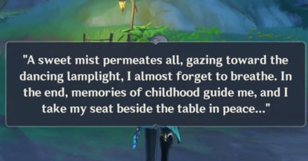 Genshin - Returning Curios First Hidden Treasure Clue