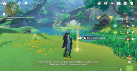 Genshin - Returning Curios - Lakeside Burial