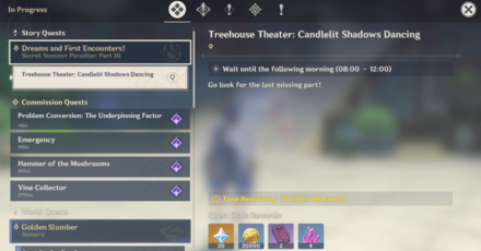 Genshin - Treehouse Theater - Candlelit Shadows Dancing 1