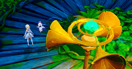 Genshin Impact The Black Nacre and the All-Devouring Kraken Walkthrough - Listen to the Announcement