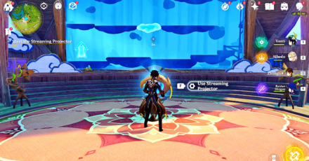 Genshin Impact Skycastle Saviors Quest Walkthrough - Start the Streaming Projector