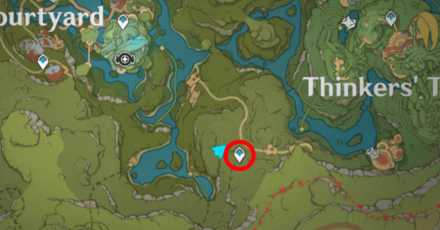 Genshin - Secret Summer Paradise - Hydro Monument Puzzle 6 Location