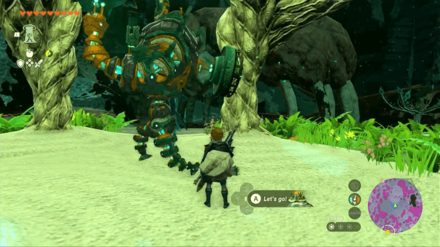 Zelda Tears of the Kingdom TotK - Vow of Mineru Attack