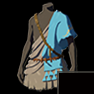 Archaic Tunic Light Blue Dye