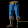 Hylian Trousers Blue Dye