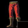 Hylian Trousers Red Dye