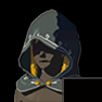 Hylian Hood Black Dye