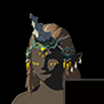 Charged Headdress Brown Dye