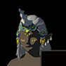 Charged Headdress Gray Dye