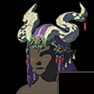 Ember Headdress Purple Dye