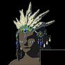 Frostbite Headdress Black Dye