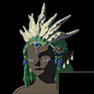 Frostbite Headdress Green Dye