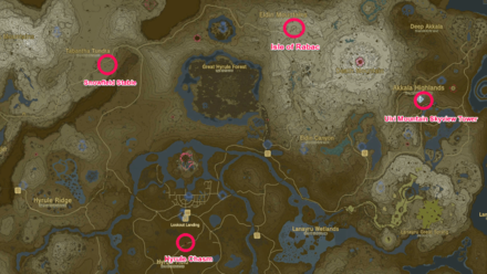 TOTK - Zora Set Location