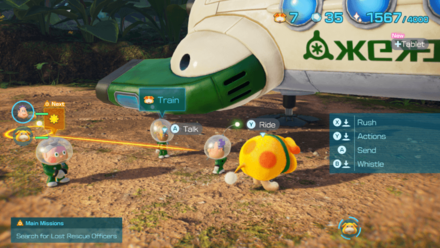 Pikmin 4 - Shepherd Oatchi Training.png