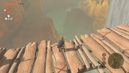 Zelda Tears of the Kingdom TOTK - Gerudo Canyon Wooden Bridge