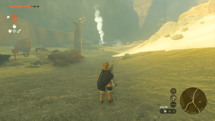 Zelda Tears of the Kingdom TOTK - Gerudo Canyon Stable Cold