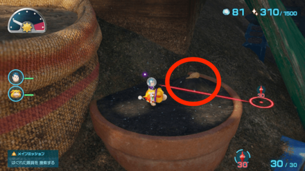 Pikmin 4 - Snack Bean Overworld Location