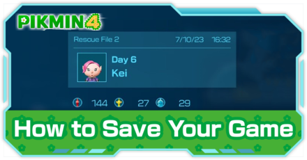 Pikmin 4 - How to Save Your Game