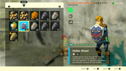 Tears of the Kingdom TOTK - Hylian Shield