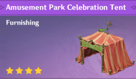 Genshin Impact - How to Get Amusement Park Celebration Tent Furnishing
