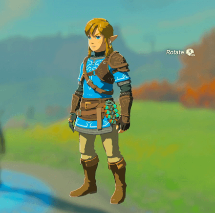 Zelda Tears of the Kingdom TotK - Amber Earrings Champion