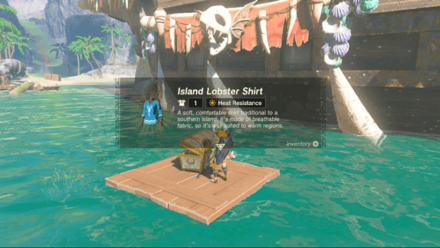 TOTK - Island Lobster Shirt Overworld Image.png